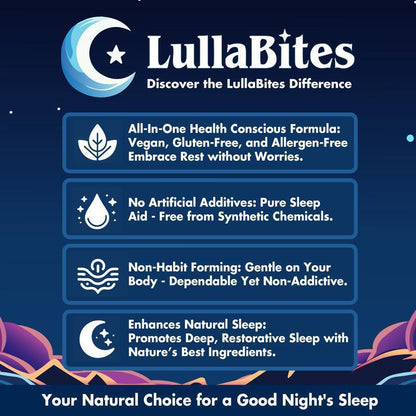 LullaBites™ Natural Sleep Gummies